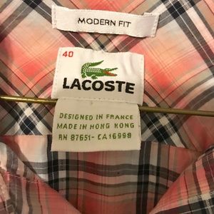 Lacoste shirt